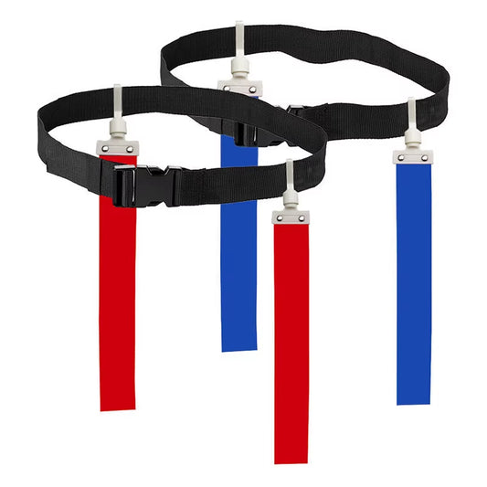 1Pc Adjustable Soccer Rugby Flag Tag Waist Strap Football Waist Flag American Style Football Match Training Belt