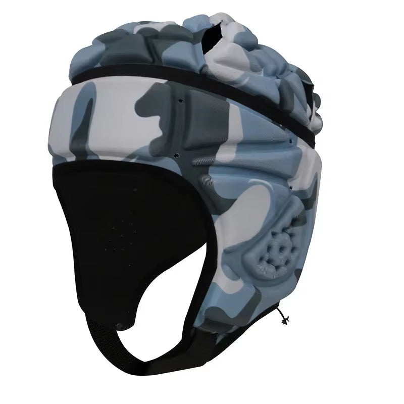 Rugby Helmet Headguard Headgear for Soccer Cap Head Protector Soft Protective Helmet for Kids Youth Football Visor