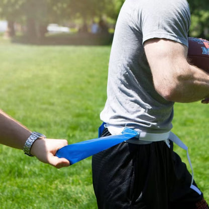 1Pc Adjustable Soccer Rugby Flag Tag Waist Strap Football Waist Flag American Style Football Match Training Belt