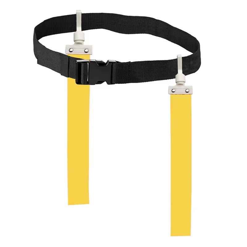 1Pc Adjustable Soccer Rugby Flag Tag Waist Strap Football Waist Flag American Style Football Match Training Belt