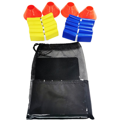 10 Person Flag Football Set with Carrying Bag, Blue Yellow