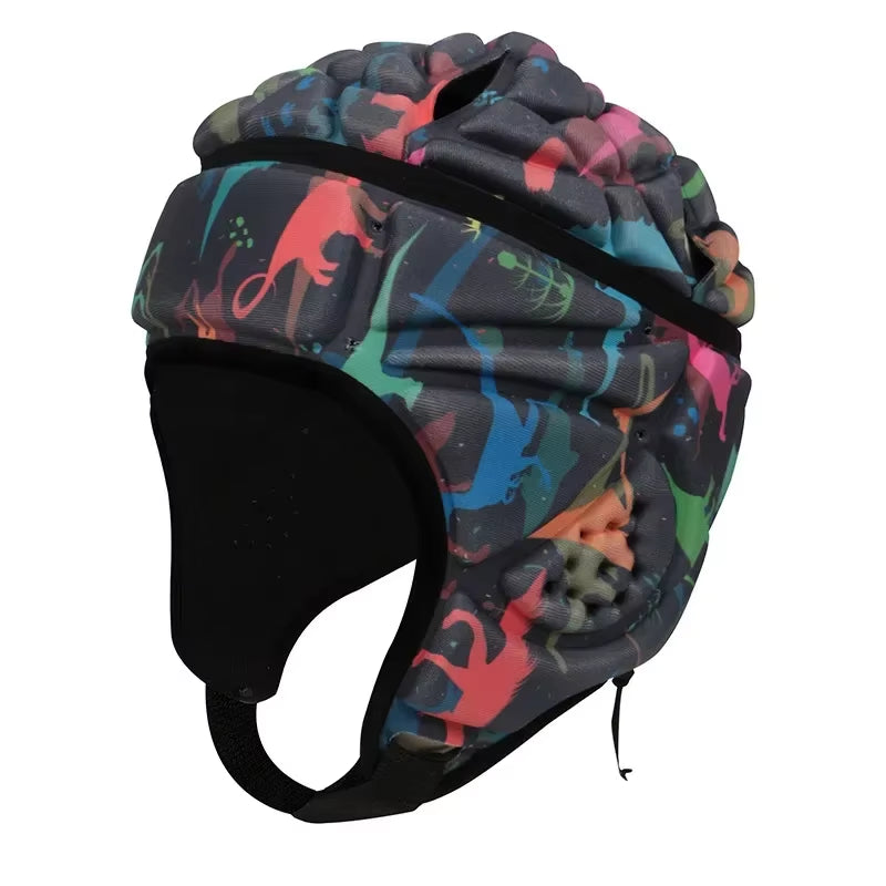 Rugby Helmet Headguard Headgear for Soccer Cap Head Protector Soft Protective Helmet for Kids Youth Football Visor