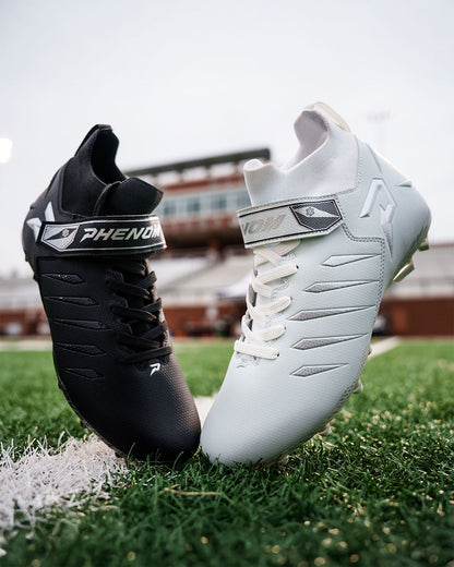 Quantum Force Mid Skill Football Cleats - Team Colors - White or Black