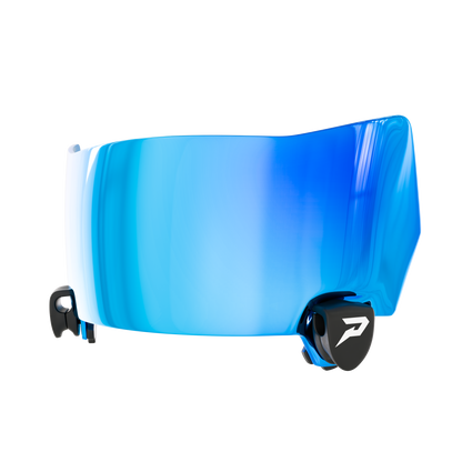 Quantum Flex Electric Blue Football Visor