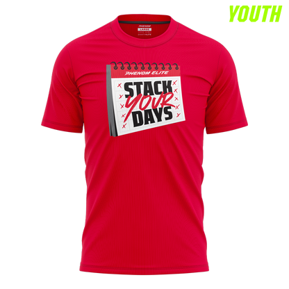 Stack Your Days Calendar Graphic Tee - Youth