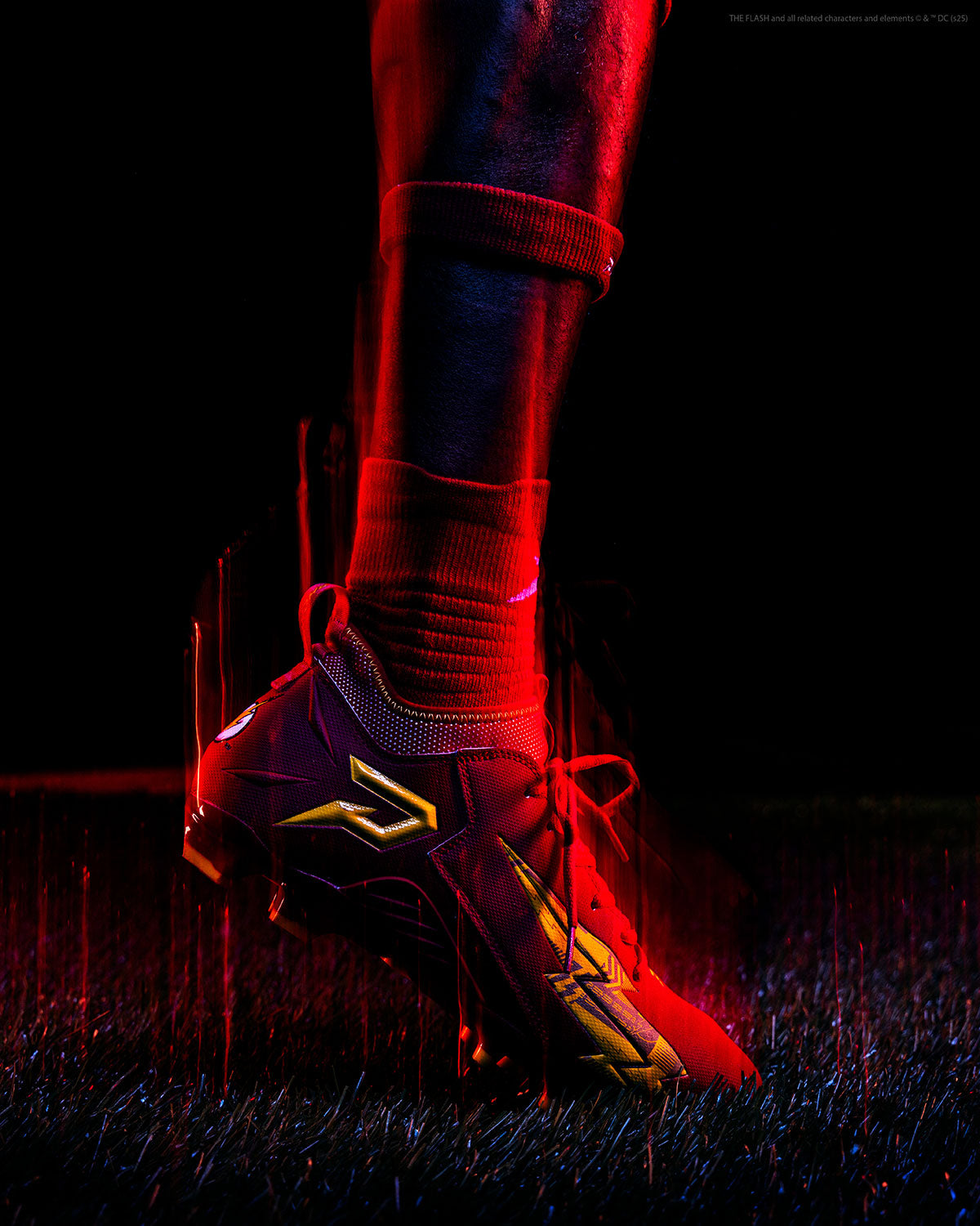 The Flash Football Cleats - Quantum Speed by Phenom Elite