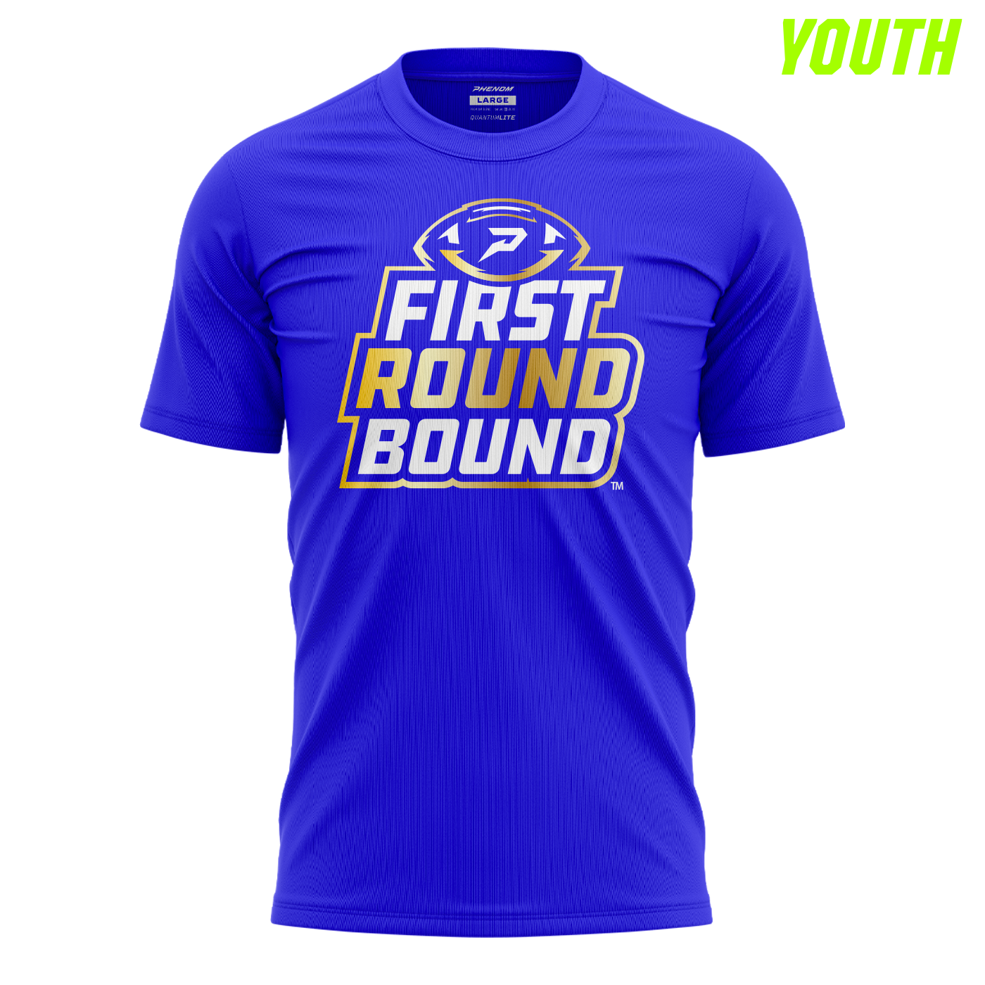 First Round Bound™ Youth Tee - Royal Blue