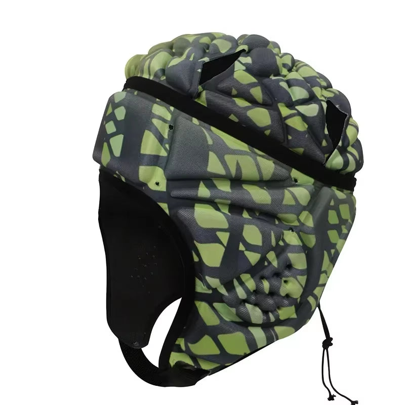 Rugby Helmet Headguard Headgear for Soccer Cap Head Protector Soft Protective Helmet for Kids Youth Football Visor