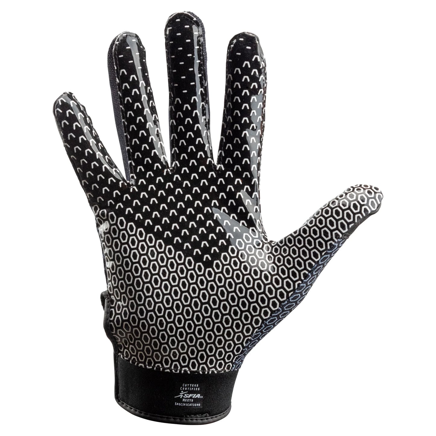 | Game Day Football Receiver Gloves with Silicone Grip | Child | Small/Medium | Black