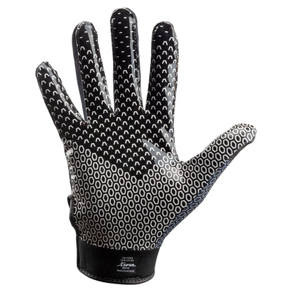 | Game Day Football Receiver Gloves with Silicone Grip | Child | Small/Medium | Black