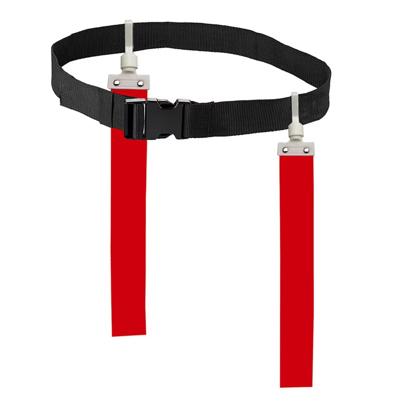 1Pc Adjustable Soccer Rugby Flag Tag Waist Strap Football Waist Flag American Style Football Match Training Belt
