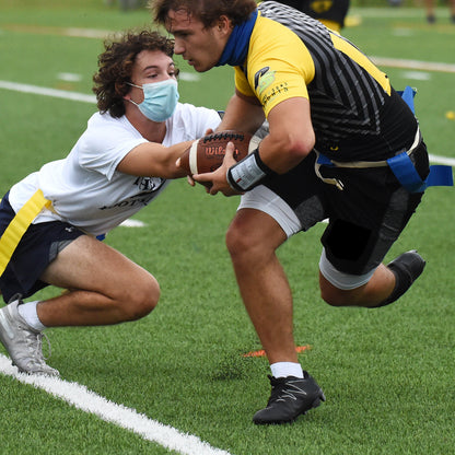 10 Person Flag Football Set with Carrying Bag, Blue Yellow